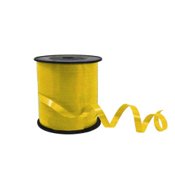 Rafya Şerit Plastik Kurdela Sarı 8mmx200mt - Rabant