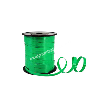 Rafya Şerit Plastik Kurdela Yeşil 5mmx300mt - 1