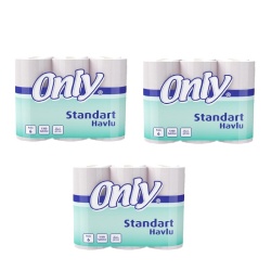 Rulo Kağıt Havlu 6'lı (4 Paket) - Only