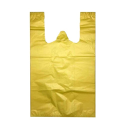 Sarı Renkli Hışır Poşet Orta Boy - Özalp Ambalaj