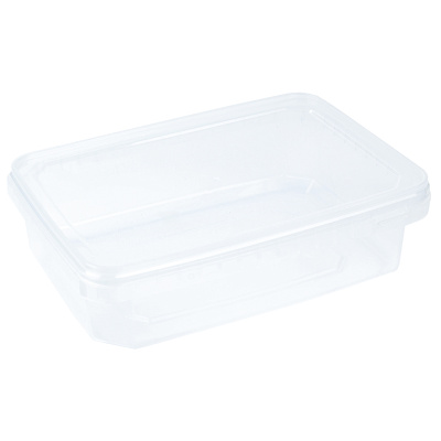 Sert Plastik PP Kase (Kilit Kapaklı) Dikdörtgen 3200 ml - 1