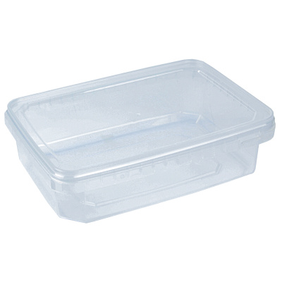 Sert Plastik PP Kase (Kilit Kapaklı) Dikdörtgen 3200 ml - 1