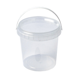 Sert Plastik PP Saplı Kova (Kilit Kapaklı) 1100 ml - Turan Plastik