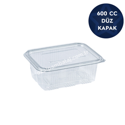 Sızdırmaz Gıda Kabı (Yarım Kalıp Peynir) 600 cc (15,5gr) - 1