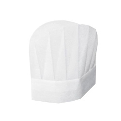 Tela Aşçı Kepi Lüks Beyaz 20 cm - Özalp Ambalaj