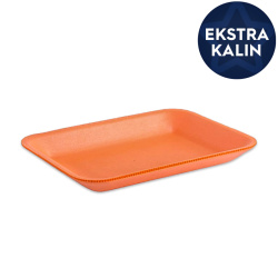 Turuncu Kalın Köpük Tabak 1000 gr (Mod-1) - Erze