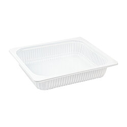 Üst Film Yapıştırmalı Map Kase PP Beyaz 325x265 H:65 mm - Folyoterm