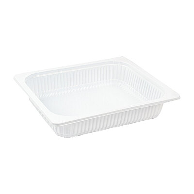 Üst Film Yapıştırmalı Map Kase PP Beyaz 325x265 H:65 mm - 1