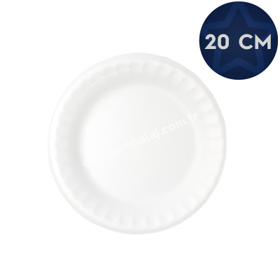 Yuvarlak Köpük Tabak 19 cm (Mod-33B) - 1