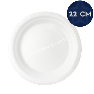 Yuvarlak Köpük Tabak 22 cm (Mod-33C) - 1